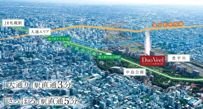 デュオヴェール札幌中島公園