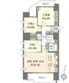 プレミスト円山北５条 7階 2LDKの図面